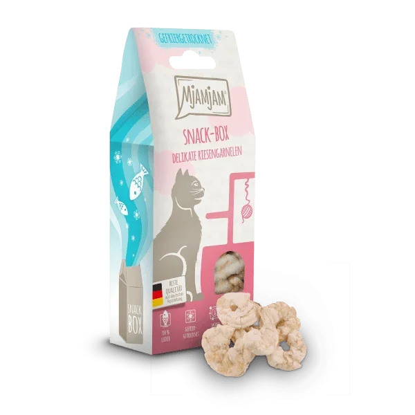 MjAMjAM delikate Riesengarnelen, Katzensnack 25 g