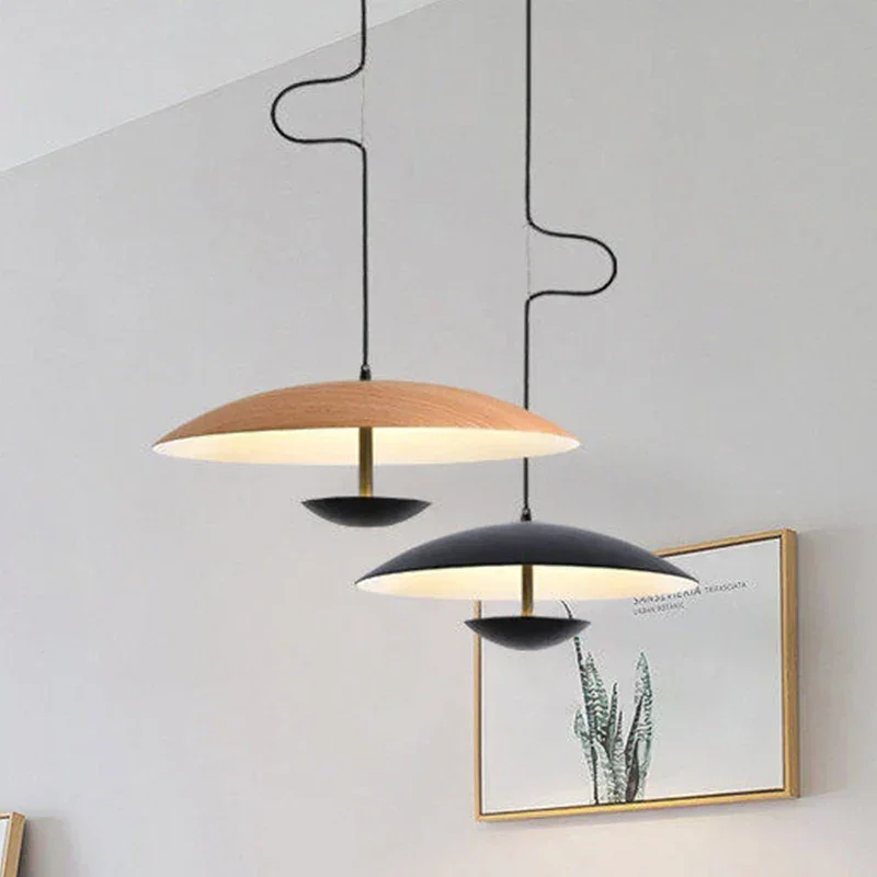Moderne LED Pendelleuchte – Skandinavisches Design aus Holz und Metall | Karnz
