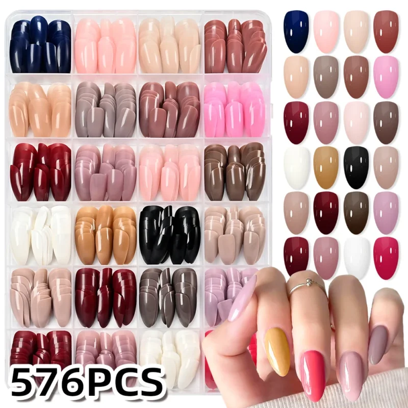 Premium Soft Gel Presse-On-Nagelspitzen Kollektion Karnz