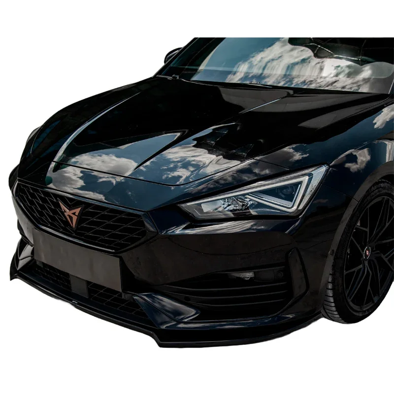 OneWay, Frontspoiler, glänzend schwarz, Passend für Cupra Leon HB/ST 2020-2024, Version 3