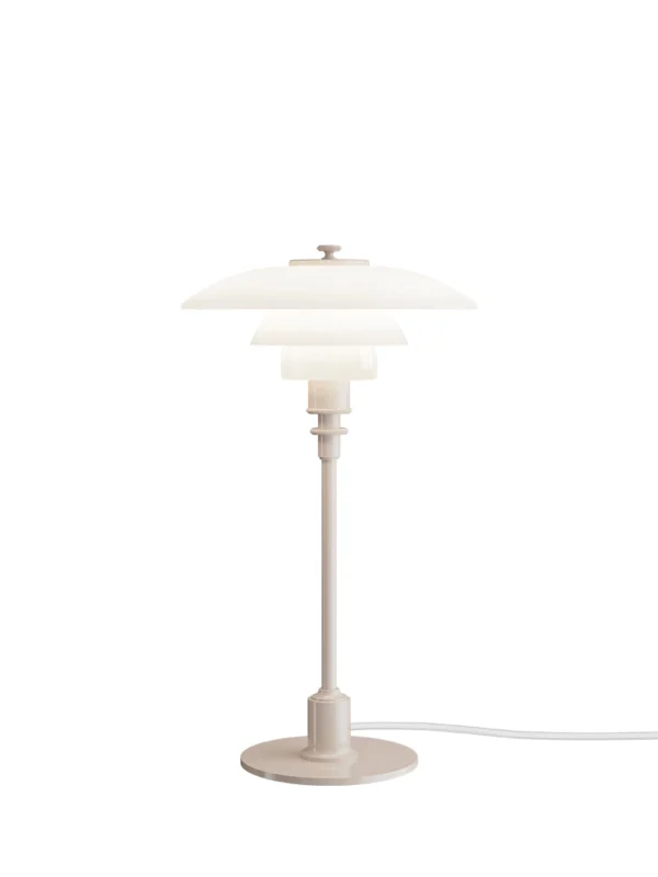 PH 2/1 Tischleuchte, Glossy Beige von Louis Poulsen