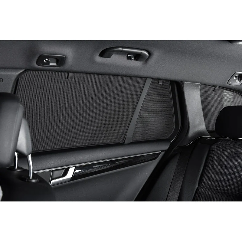 Car Shades, Satz passend für Seat Leon 5F ST 2013-2020 (6-teilig), Textil, Schwarz