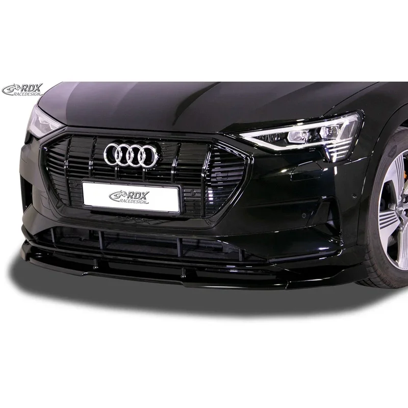 RDX Racedesign, Frontspoiler Vario-X passend für Audi E-Tron 2018- inkl. Sportback (PU), PU-Rim, Unlackiert