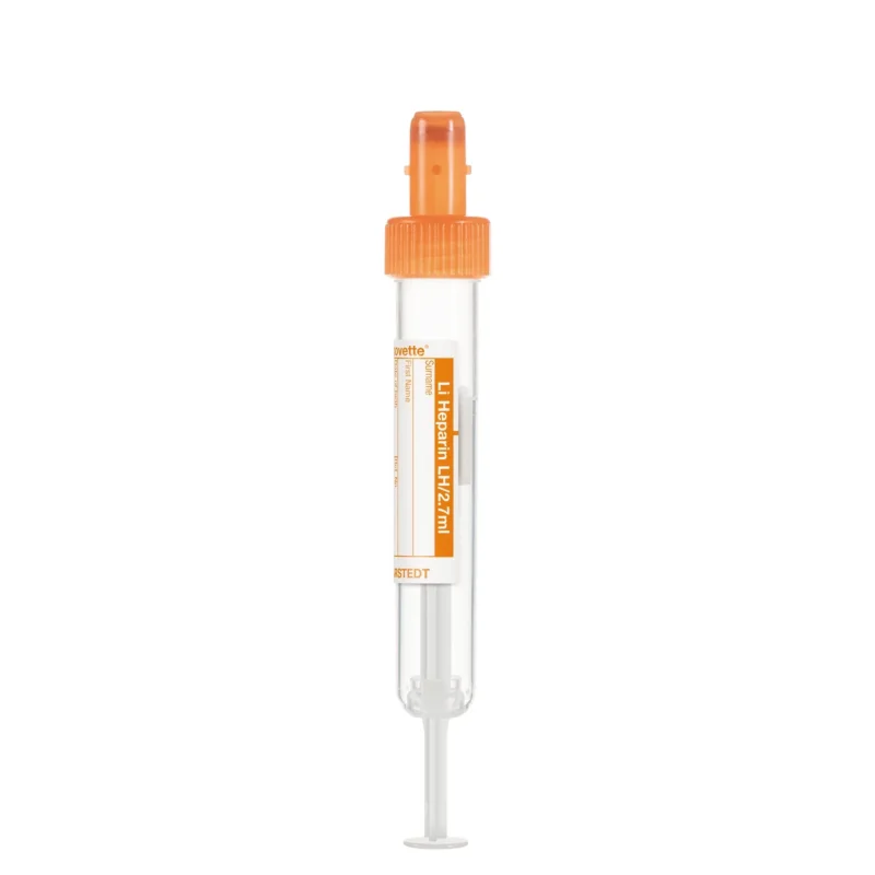 Sarstedt S-Monovette Lithium-Heparin LH 2,7 ml Orange (75 x 13 mm)