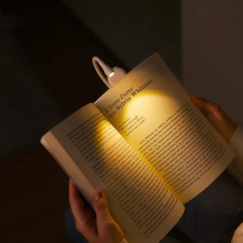Karnz | Portable Clip Buchlicht LED Lampe
