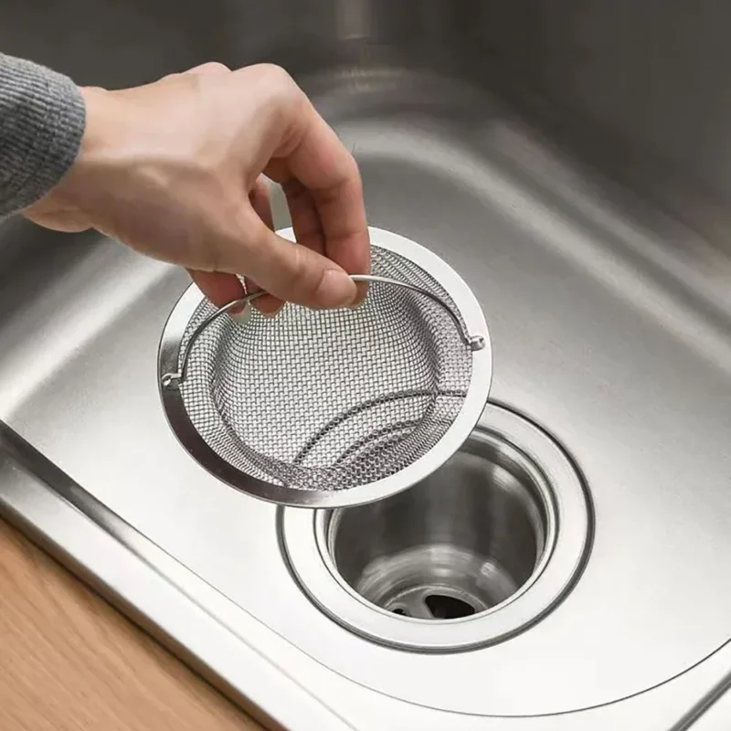 Brehn | Spülsieb DrainGuard Inox | Edelstahl-Abflusssieb für Küche & Bad | Fängt Essensreste & Haare auf | Rostfrei & langlebig