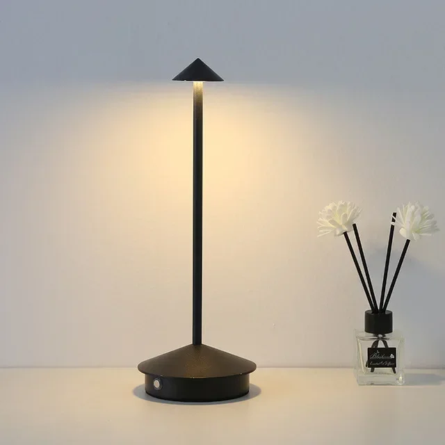 Brehn | Wiederaufladbare Tischlampe Kreative Esszimmer Touch Led Hotel Bar Kaffee Pina Pro Tischlampe Lampada Da Tavolo Dekorative Schreibtischlampe