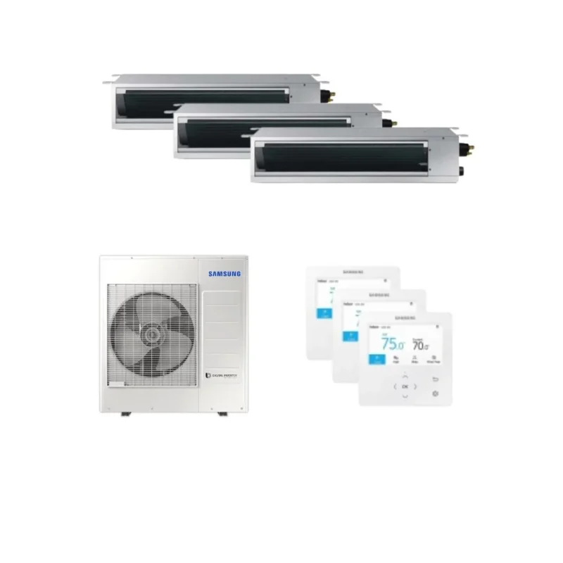 Samsung Multisplit Kanalgerät Klimaanlage für 3 Räume