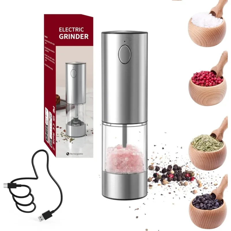 Brehn | Moderner Kräutermühle mit USB-Ladung und elegantem Design