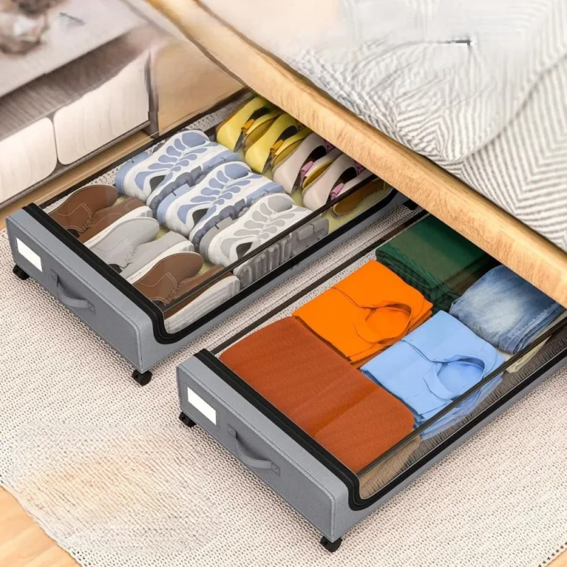 Unterbettlager Stapelbare Rollenbox Organizer | Karnz