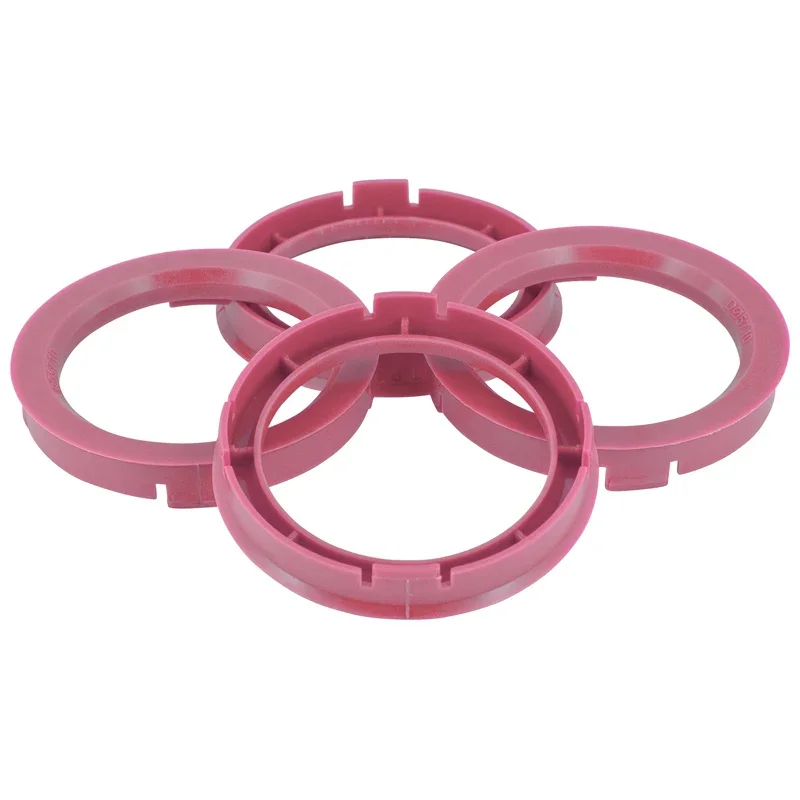TPI, Satz Radnaben-Zentrierringe - 74.1->64.1mm - Rosa, Nylon