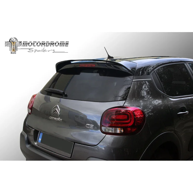 Motordrome, Dachspoiler passend für Citroën C3 2016- (PU), PU-Rim, Unlackiert