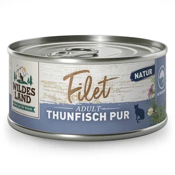 Wildes Land Katze Filet Thunfisch Pur, Nassfutter