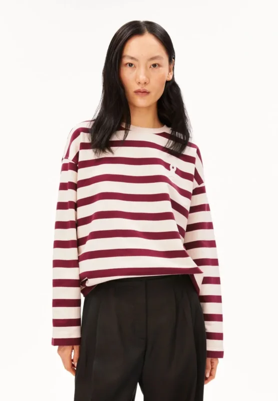 ARMEDANGELS - ICONIC Å FRANKAA BOLD Pullover • undyed-velvet red - ROSA ECK