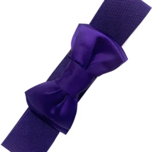 Banned Maria Bow Retro 50's 50's Gürtel Cadburry Lila