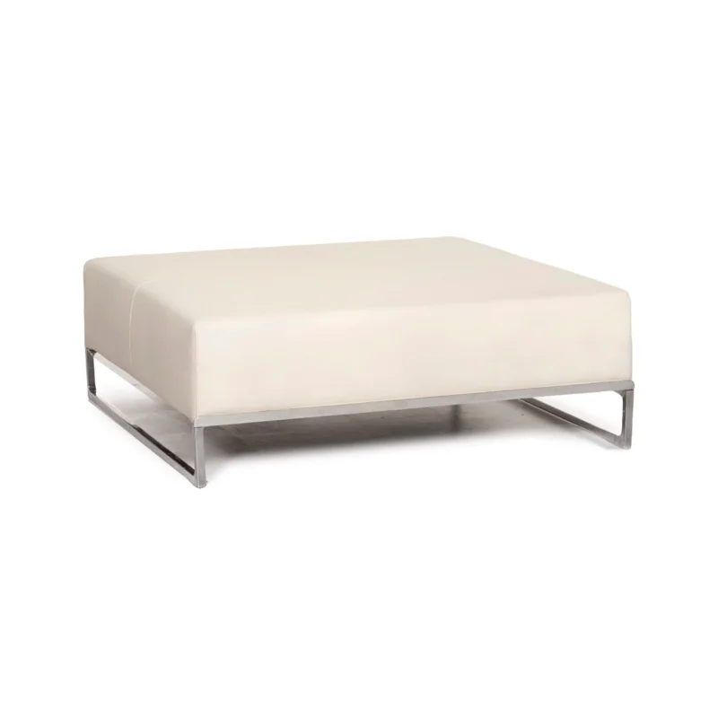B&B Italia Hocker Creme Ottoman #12484