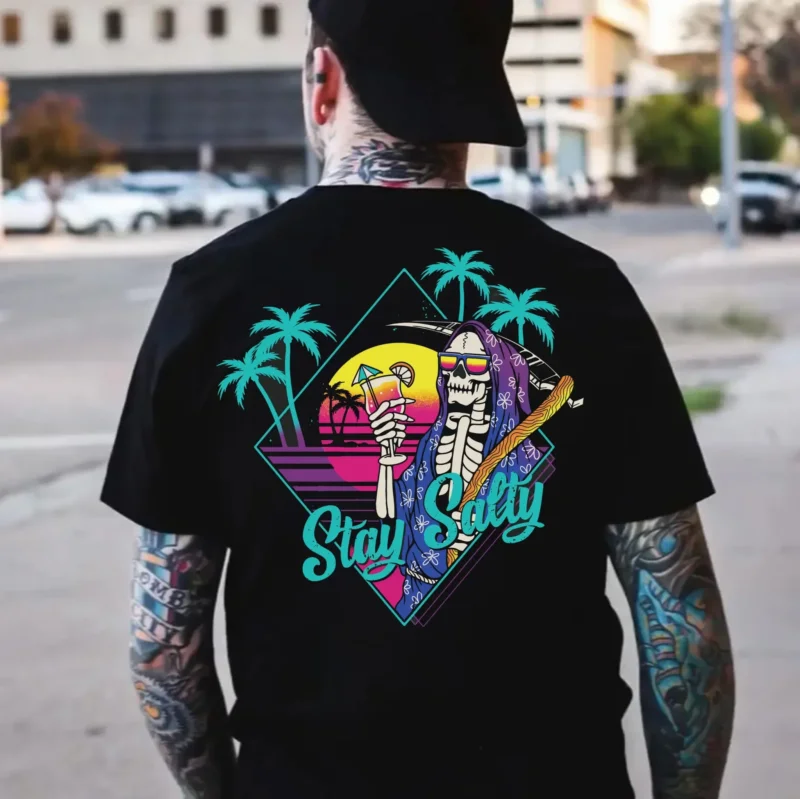 T-Shirt " SALTY" versch. Farben