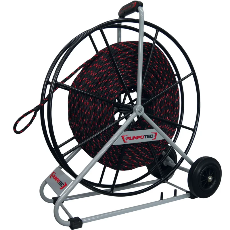 Runpotec - Kabeleinziehsystem Zugseil Polyester 10168 10mm 200m m.Haspel