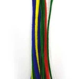 Chenille gekleurd 50st van Haza Witbaard koop je bij Partywinkel