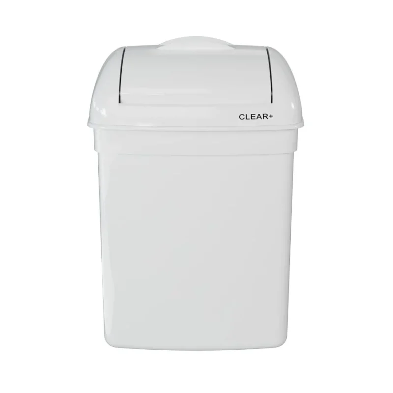 CWS Clear+ Hygienebehälter, 8 Liter, weiß