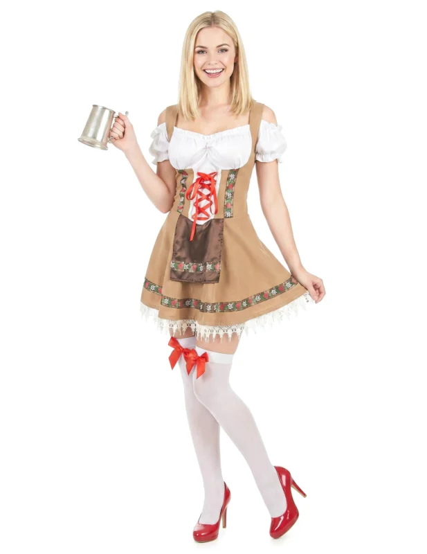 Dirndl Bayerin Kostüm für Damen