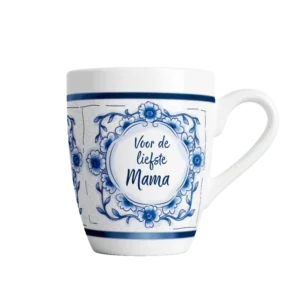 Delfts blauwe mok - Mama van Paper Dreams koop je bij Partywinkel