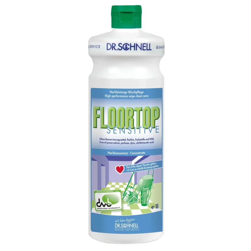 Dr. Schnell Floortop sensitive Wischpflege 1 Liter Flasche