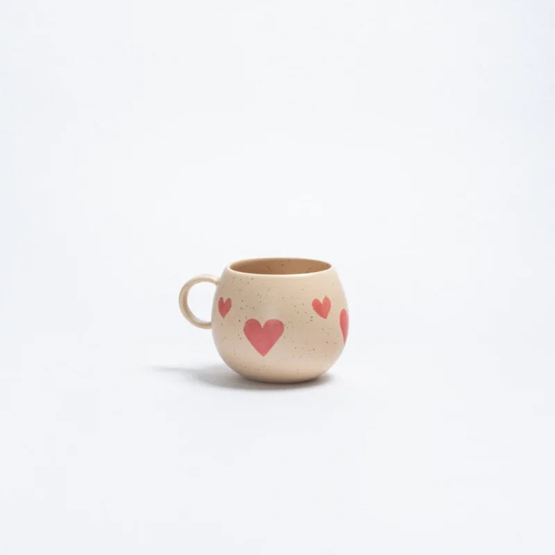 Egg Back Home - COZY HEARTS Große Tasse (500 ml) (Limited Edition) - ROSA ECK - Ball, ,