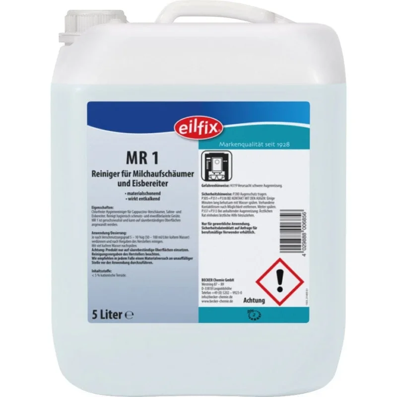 EILFIX MR 1 Milchaufschäumer Reiniger 5 Liter Kanister