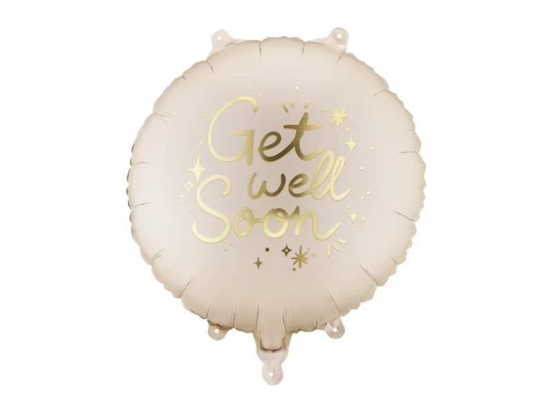 Folie ballon rond ‘'Beterschap’', 35x35 cm, mix Leeg van Partydeco koop je bij Partywinkel