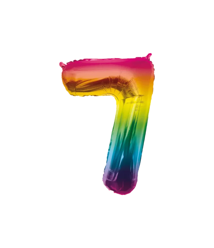 Folie Balloon 86cm 7 Regenboog van Paper Dreams koop je bij Partywinkel