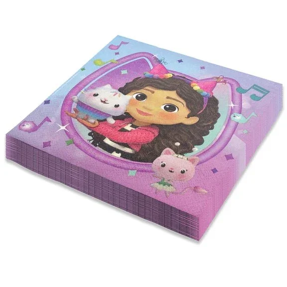 Gabby'S Dollhouse Servetten 20st van VDV Benefit koop je bij Partywinkel