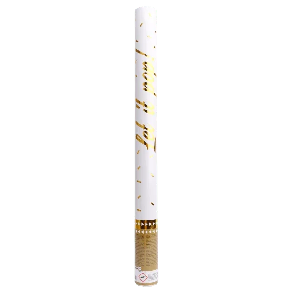 Gouden Confetti Kanon Folie 60cm van Riethmueller koop je bij Partywinkel