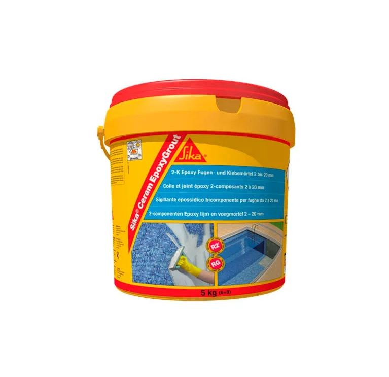 Zweikomponenten-Epoxid-Fugenmörtel für Fugen von 2 bis 20 mm, 5 kg, SikaCeram EpoxyGrout