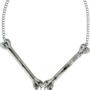 Halloween Ketting Doodskop En Botten van Fiestas Guirca koop je bij Partywinkel