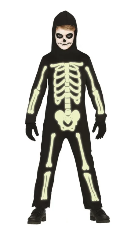 Halloween Kostuum Skelet Glow In The Dark Kind van Fiestas Guirca koop je bij Partywinkel