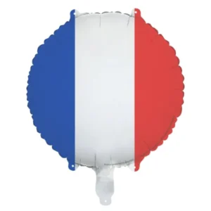 Helium Ballon Franse Vlag 45cm Leeg van Partydeco koop je bij Partywinkel