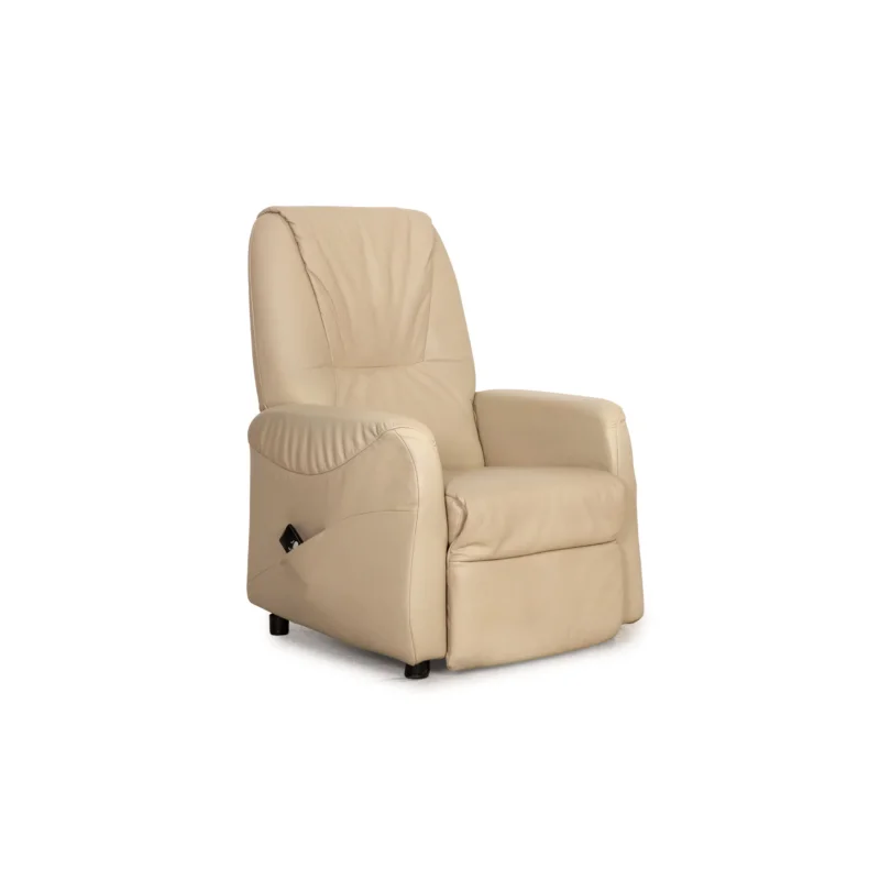 Himolla Cumulus Leder Sessel Beige Funktion Aufstehhilfe elektrische Funktion