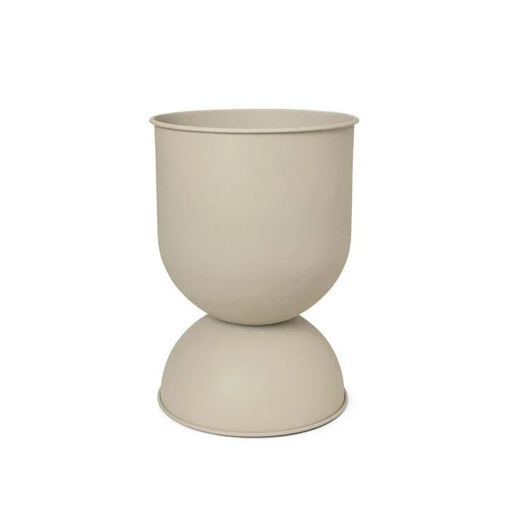 Hourglass Blumentopf cashmere Medium 59cm - ferm LIVING - DesignWe.Love