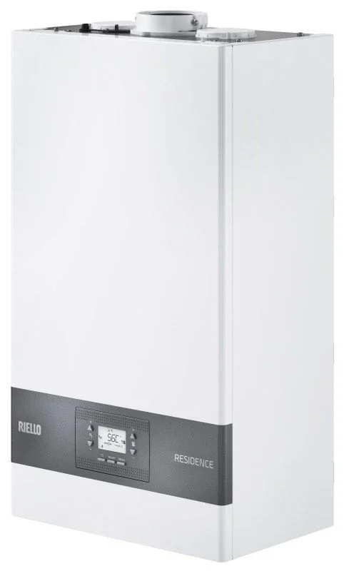 caldaia riello residence condens 30 kis a condensazione completa di kit fumi metano low nox classe a novita