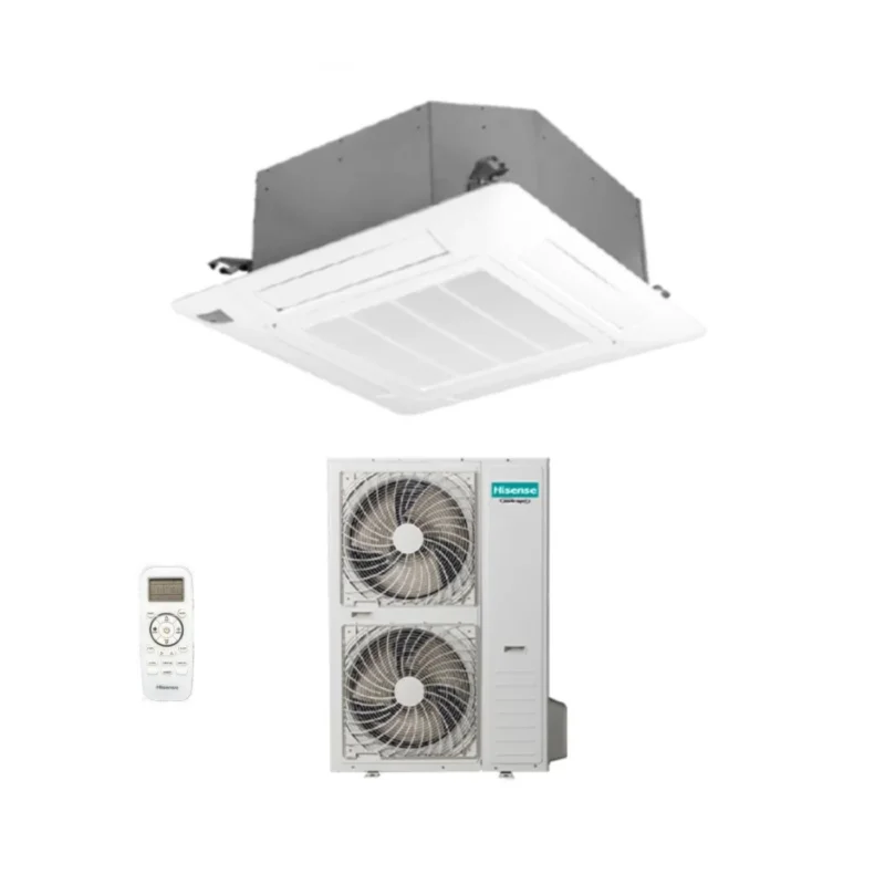 climatizzatore condizionatore hisense a cassetta 60000 btu auc175ur4rhb4 r 32 trifase con telecomando e pannello incluso novita 6113