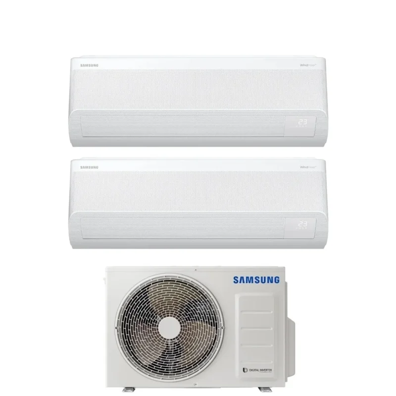 climatizzatore condizionatore samsung dual split inverter serie windfree avant 7_18 con aj050txj2kg r 32 wi fi integrato 7000_18000 novita