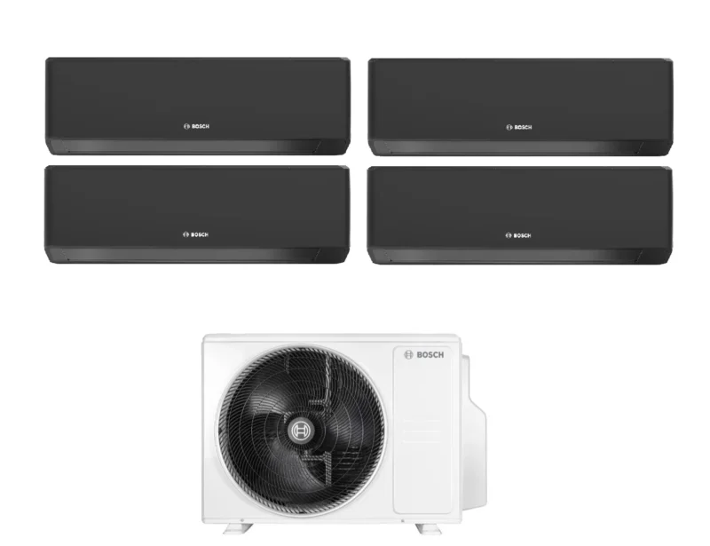 junkers bosch condizionatore quadri split bosch climate 7000i black 77918 con 5000m 1054 e r 32 wi fi integrato