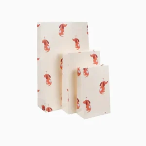 Kado Design - Geschenktüte mit Boden • Party Dog (by Anne Pascal) - Geschenkverpackung - ROSA ECK