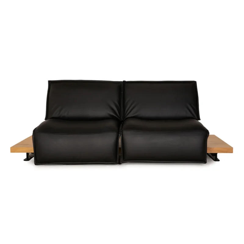 Koinor Free Motion Edit 2 Leder Zweisitzer Schwarz Sofa Couch Funktion