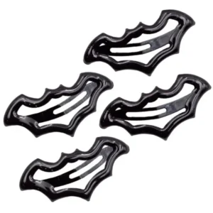 Kreepsville Bat Snap Haarspangen Schwarz