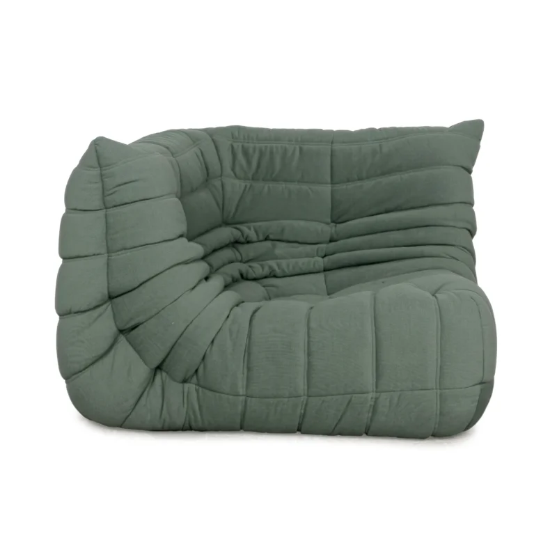 Ligne Roset Togo Eckelement Stoff Minzgrün Neubezug