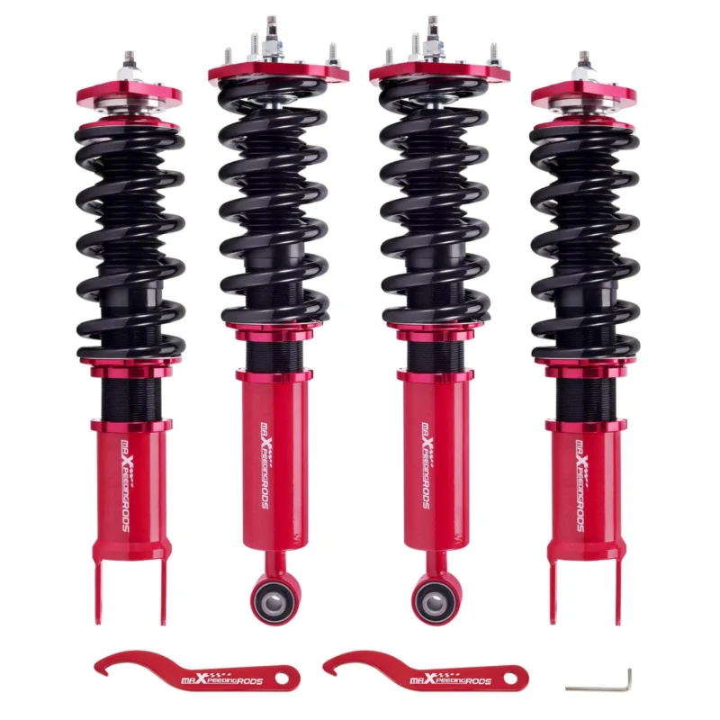 Gewindefahrwerke 24-fach einstellbarer Dämpfer Gewindefahrwerk kompatibel für Infiniti G37 Coupe 08-13 V36