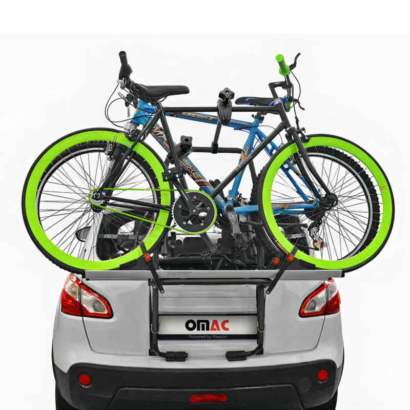 Menabo Fahrradträger 2 Fahrräder für Ford Focus 1998-2025 Alu Silber Schwarz