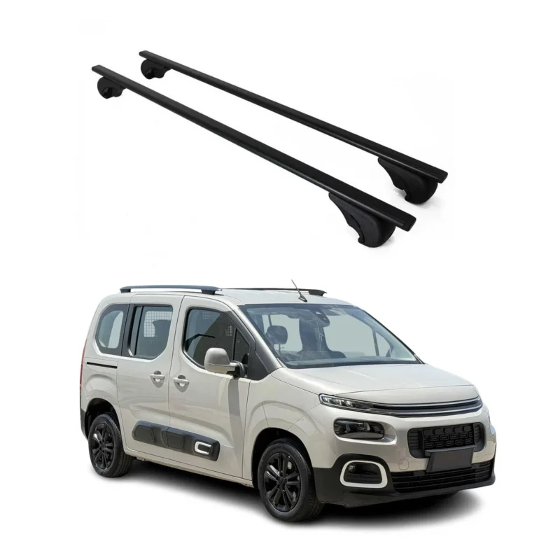 Dachträger für Citroen Berlingo / Berlingo XL 2018-2026 75kg Stahl Schwarz 2x